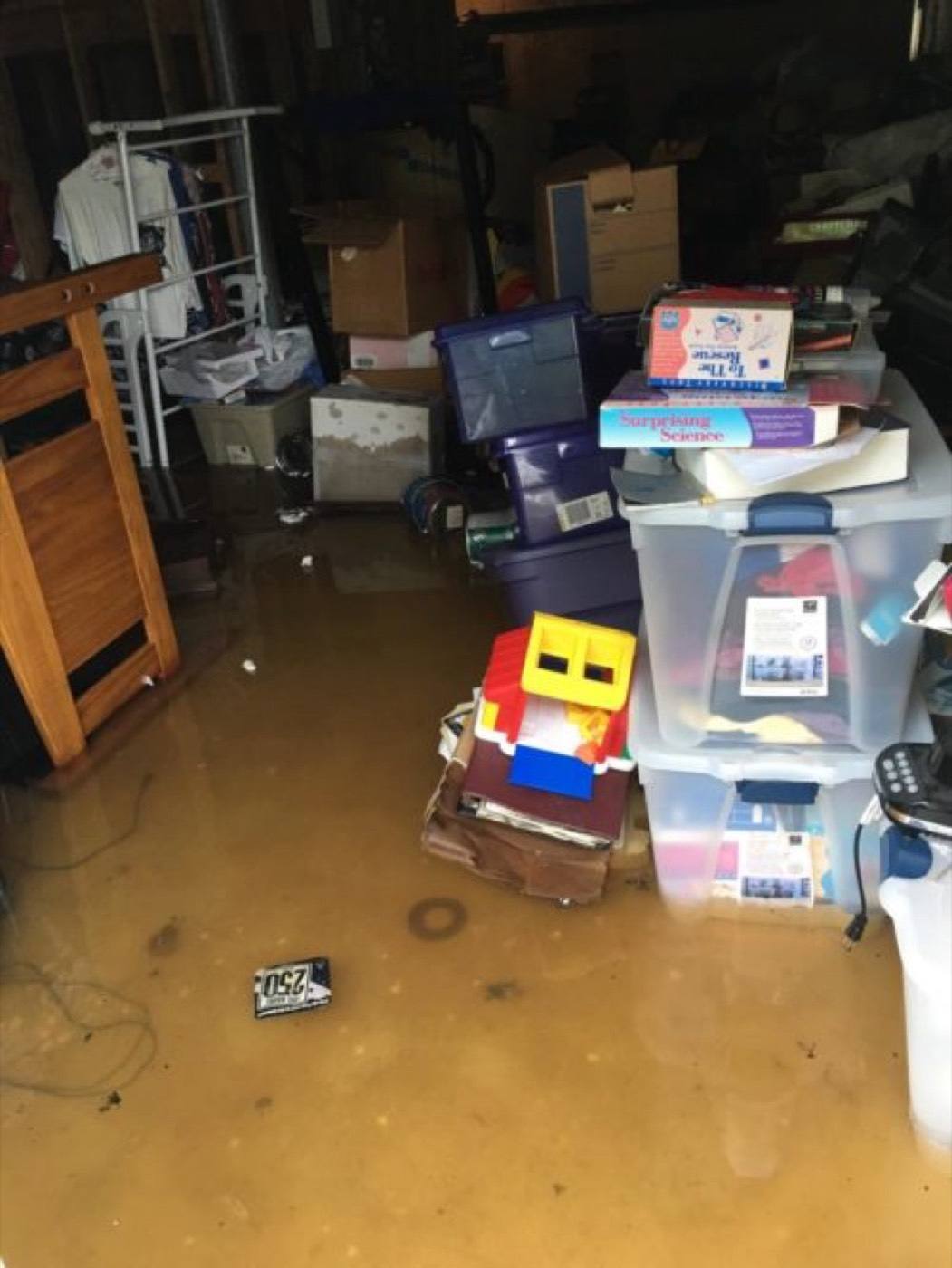 Water & flood damage project by Complete Design Industries